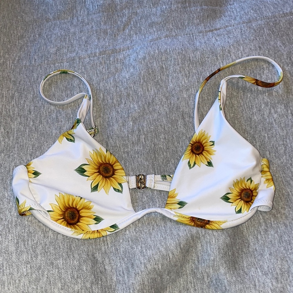 Sunflower Bikini Top Size S